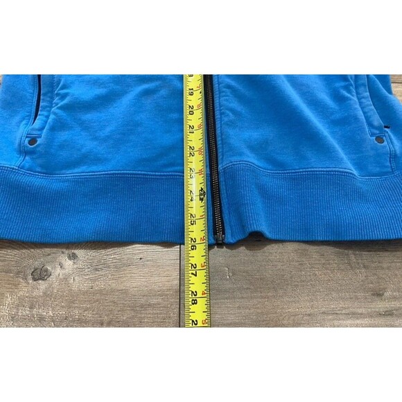 Lululemon Zoom Studio Hoodie Mens S Blue Athletic Fit Full Zip Jacket - Picture 4 of 9